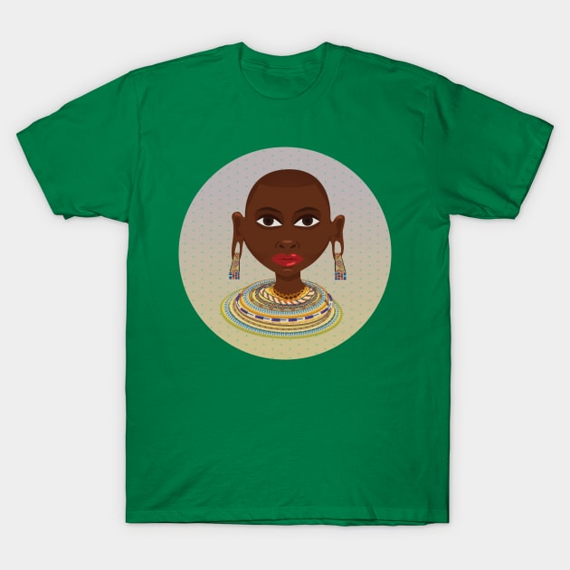 African Princess T-Shirt by AlinaPlesia